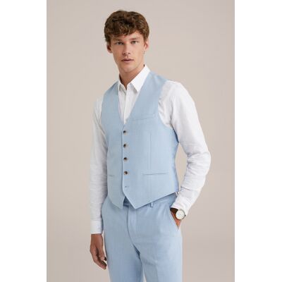 We Fashion Waistcoat Light Blue Taille: 52 Pantalons de costume Outlet Homme Bleu - Publicité We Fashion Waistcoat Light Blue Taille: 52 Pantalons de costume Outlet Homme Bleu - Publicité