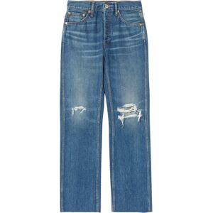 RE/DONE 90s High Rise Loose Destroyed Broken Blue Taille: 23 Jeans droits Outlet Femme Bleu - Publicité RE/DONE 90s High Rise Loose Destroyed Broken Blue Taille: 23 Jeans droits Outlet Femme Bleu - Publicité