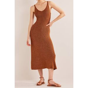 Boden Sparkle Knitted Midi Dress Cognac Bronze, Gold Sparkle Taille: 20R Robes Outlet Femme Jaune - Publicité Boden Sparkle Knitted Midi Dress Cognac Bronze, Gold Sparkle Taille: 20R Robes Outlet Femme Jaune - Publicité
