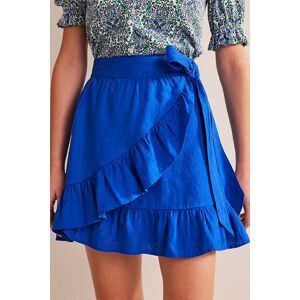 Boden Linen Flippy Wrap Skirt Island Sapphire Taille: 8 Mini Jupes Outlet Femme Bleu - Publicité Boden Linen Flippy Wrap Skirt Island Sapphire Taille: 8 Mini Jupes Outlet Femme Bleu - Publicité