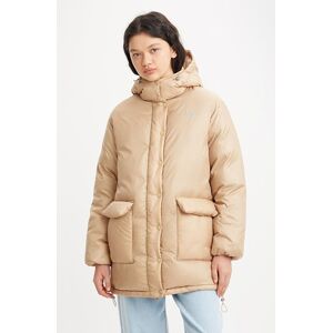 Levis Levi's Luna Puffer Coat In Beige Taille: L Parkas Outlet Femme Marron - Publicité Levis Levi's Luna Puffer Coat In Beige Taille: L Parkas Outlet Femme Marron - Publicité