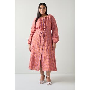 LK Bennett Sophie Check Shirt Dress Orange Taille: 14 Robes Chemises Outlet Femme Orange - Publicité LK Bennett Sophie Check Shirt Dress Orange Taille: 14 Robes Chemises Outlet Femme Orange - Publicité