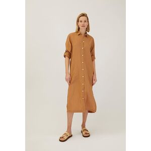 ZENGGI Flowy Long Shirt Dress Camel Taille: XS Robes Chemises Outlet Femme Marron - Publicité ZENGGI Flowy Long Shirt Dress Camel Taille: XS Robes Chemises Outlet Femme Marron - Publicité