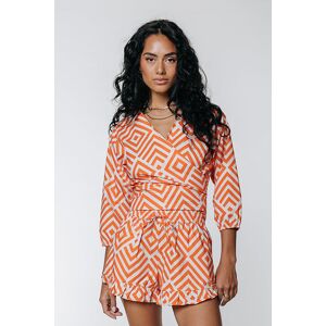 Colourful Rebel Sensa Squares Ruffle Short Bright Orange Taille: M Shorts de Sport Outlet Femme Orange - Publicité Colourful Rebel Sensa Squares Ruffle Short Bright Orange Taille: M Shorts de Sport Outlet Femme Orange - Publicité