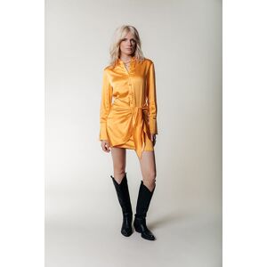 Colourful Rebel Mette Satin Wrap Dress Ls Rust Orange Taille: M Robes Chemises Outlet Femme Marron - Publicité Colourful Rebel Mette Satin Wrap Dress Ls Rust Orange Taille: M Robes Chemises Outlet Femme Marron - Publicité