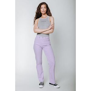 Colourful Rebel Jones Mid Rise Straight Leg Pants Lilac Taille: XXS Jeans droits Outlet Femme Mauve - Publicité Colourful Rebel Jones Mid Rise Straight Leg Pants Lilac Taille: XXS Jeans droits Outlet Femme Mauve - Publicité