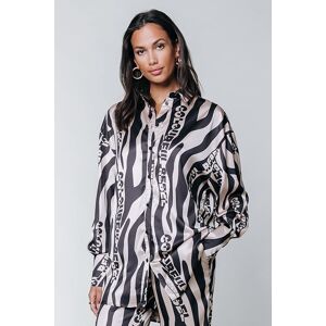 Colourful Rebel Talia Zebra Oversized Boyfriend Blouse Sand Taille: S Chemises à boutons Outlet Femme Marron - Publicité Colourful Rebel Talia Zebra Oversized Boyfriend Blouse Sand Taille: S Chemises à boutons Outlet Femme Marron - Publicité