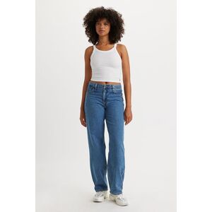 Levis Levi's Baggy Straight Jeans Blue Taille: W25L32 Jeans droits Outlet Femme Bleu - Publicité Levis Levi's Baggy Straight Jeans Blue Taille: W25L32 Jeans droits Outlet Femme Bleu - Publicité