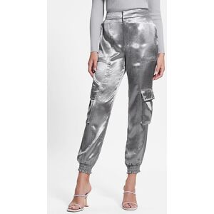 Guess by Marciano GUESS Eco Soundwave Satin Carg Gunmetal Multi Taille: L Pantalons Cargo Outlet Femme Gris - Publicité Guess by Marciano GUESS Eco Soundwave Satin Carg Gunmetal Multi Taille: L Pantalons Cargo Outlet Femme Gris - Publicité