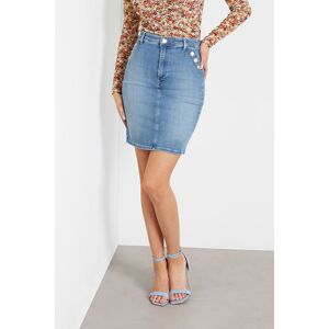 Guess by Marciano GUESS Eco Iolonda Skirt Eau Mid Taille: 24 Jupes en jeans Outlet Femme - Publicité Guess by Marciano GUESS Eco Iolonda Skirt Eau Mid Taille: 24 Jupes en jeans Outlet Femme - Publicité