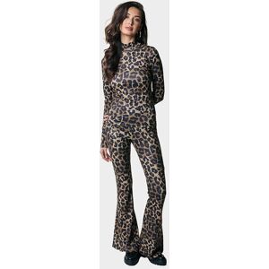 Colourful Rebel Leopard Peached Extra Flare Pants Warm Brown Taille: M Évasés pantalons Outlet Femme Marron - Publicité Colourful Rebel Leopard Peached Extra Flare Pants Warm Brown Taille: M Évasés pantalons Outlet Femme Marron - Publicité