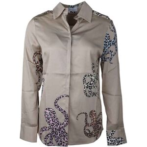 Mucho Gusto Blouse Beige With Octopus Beige Taille: S Chemisiers Outlet Femme Marron - Publicité Mucho Gusto Blouse Beige With Octopus Beige Taille: S Chemisiers Outlet Femme Marron - Publicité