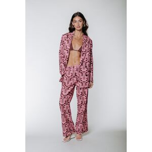 Colourful Rebel Wende Retro Flower Low Waist Pants Old Pink Taille: S Évasés pantalons Outlet Femme Rose - Publicité Colourful Rebel Wende Retro Flower Low Waist Pants Old Pink Taille: S Évasés pantalons Outlet Femme Rose - Publicité