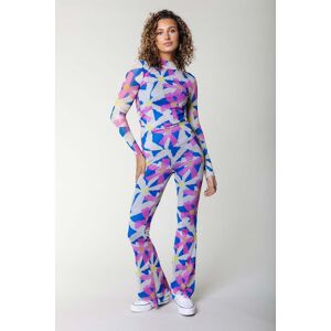 Colourful Rebel Big Flower Mesh Extra Flare Pants Multicolor Taille: XS Évasés pantalons Outlet Femme - Publicité Colourful Rebel Big Flower Mesh Extra Flare Pants Multicolor Taille: XS Évasés pantalons Outlet Femme - Publicité