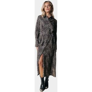 Colourful Rebel Desiree Leopard Maxi Shirt Dress Ls Warm Brown Taille: S Robes Chemises Outlet Femme Marron - Publicité Colourful Rebel Desiree Leopard Maxi Shirt Dress Ls Warm Brown Taille: S Robes Chemises Outlet Femme Marron - Publicité