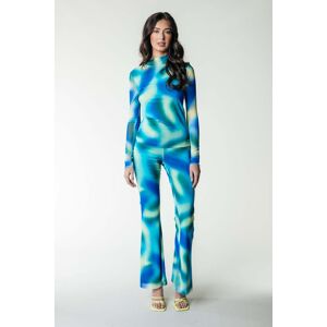 Colourful Rebel Blurred Extra Flare Mesh Pants Multicolor Taille: S Évasés pantalons Outlet Femme - Publicité Colourful Rebel Blurred Extra Flare Mesh Pants Multicolor Taille: S Évasés pantalons Outlet Femme - Publicité
