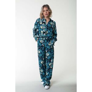 Colourful Rebel Melody Digital Flower Straight Pants Light Blue Taille: XS Pantalons droits Outlet Femme Bleu - Publicité Colourful Rebel Melody Digital Flower Straight Pants Light Blue Taille: XS Pantalons droits Outlet Femme Bleu - Publicité