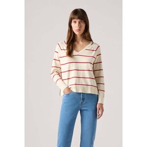 Levis Levi's Petal Vneck Sweater Stephanie Stripe Buttercream Taille: L Pulls en Maille Outlet Femme - Publicité Levis Levi's Petal Vneck Sweater Stephanie Stripe Buttercream Taille: L Pulls en Maille Outlet Femme - Publicité