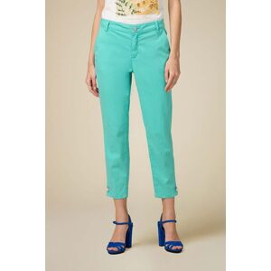 Oltre Chinos With Jewel Detail Aquamarine Taille: 52 Pantalons droits Outlet Femme Cyan - Publicité Oltre Chinos With Jewel Detail Aquamarine Taille: 52 Pantalons droits Outlet Femme Cyan - Publicité
