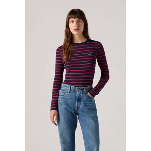 Levis Levi's Rib Crew Sweater Parisienne Stripe Navy Taille: S Pulls en Maille Outlet Femme Bleu - Publicité Levis Levi's Rib Crew Sweater Parisienne Stripe Navy Taille: S Pulls en Maille Outlet Femme Bleu - Publicité