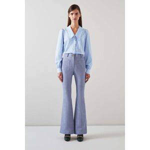 LK Bennett Tr Avery - Boot Cut Trous Light Blue Taille: 16 Évasés pantalons Outlet Femme Bleu - Publicité LK Bennett Tr Avery - Boot Cut Trous Light Blue Taille: 16 Évasés pantalons Outlet Femme Bleu - Publicité