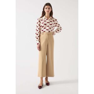 LK Bennett Tr Joel Button Detail Tr Camel Taille: 10 Évasés pantalons Outlet Femme Marron - Publicité LK Bennett Tr Joel Button Detail Tr Camel Taille: 10 Évasés pantalons Outlet Femme Marron - Publicité