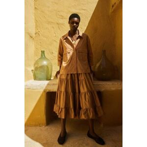 Devotion Twins Miracle Shirt Poplin Camel Taille: S Chemises à boutons Outlet Femme Marron - Publicité Devotion Twins Miracle Shirt Poplin Camel Taille: S Chemises à boutons Outlet Femme Marron - Publicité