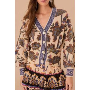 FARM Rio Ainika Maxi Floral Knit Cardigan Taille: XXS Vestes Outlet Femme - Publicité FARM Rio Ainika Maxi Floral Knit Cardigan Taille: XXS Vestes Outlet Femme - Publicité