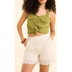 ICode Ecru Lace Shorts Off-white Taille: 34 Shorts de Sport Outlet Femme Blanc - Publicité ICode Ecru Lace Shorts Off-white Taille: 34 Shorts de Sport Outlet Femme Blanc - Publicité