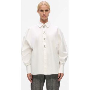 Karl Lagerfeld White Karl Snap Fashion Poplin Shirt Taille: 48 Chemises à boutons Outlet Femme Blanc - Publicité Karl Lagerfeld White Karl Snap Fashion Poplin Shirt Taille: 48 Chemises à boutons Outlet Femme Blanc - Publicité