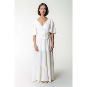 Colourful Rebel Dewi Knitted Structure Smock Maxi Skirt Off White Taille: L Jupes longues Outlet Femme Blanche - Publicité Colourful Rebel Dewi Knitted Structure Smock Maxi Skirt Off White Taille: L Jupes longues Outlet Femme Blanche - Publicité