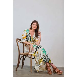 DIDI Dress Bonita In Offwhite With Sunshine Print Taille: 44 Robes longues Outlet Femme Blanc - Publicité DIDI Dress Bonita In Offwhite With Sunshine Print Taille: 44 Robes longues Outlet Femme Blanc - Publicité