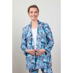 DIDI Travel Blazer Mida In Offwhite With Blue Azur Fusion Print Taille: 44 Vestes Outlet Femme Bleu - Publicité DIDI Travel Blazer Mida In Offwhite With Blue Azur Fusion Print Taille: 44 Vestes Outlet Femme Bleu - Publicité