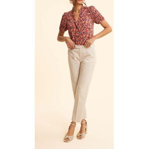 ICode Ecru Lurex Pinstripe Pattern Suit Pants Ecru Taille: 36 Pantalons droits Outlet Femme Marron - Publicité ICode Ecru Lurex Pinstripe Pattern Suit Pants Ecru Taille: 36 Pantalons droits Outlet Femme Marron - Publicité