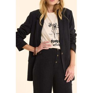ICode Black Cotton Linen Suit Jacket Black Taille: 38 Blazers Outlet Femme Blanche - Publicité ICode Black Cotton Linen Suit Jacket Black Taille: 38 Blazers Outlet Femme Blanche - Publicité