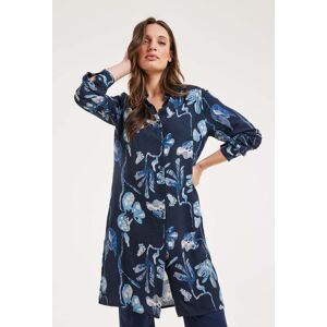 DIDI Tunic Chill Out Darkblue Ambiance Print Taille: 34 Chemises à boutons Outlet Femme Bleu - Publicité DIDI Tunic Chill Out Darkblue Ambiance Print Taille: 34 Chemises à boutons Outlet Femme Bleu - Publicité