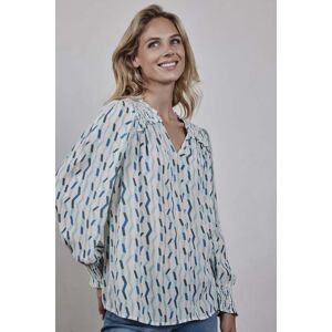 DIDI Blouse Vienna Offwhite Imperial Print Taille: 44 Chemisiers Outlet Femme Blanc - Publicité DIDI Blouse Vienna Offwhite Imperial Print Taille: 44 Chemisiers Outlet Femme Blanc - Publicité