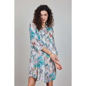 DIDI Tunic Flora In Offwhite With Palm Festival Print Taille: 44 Robes Chemises Outlet Femme Blanc - Publicité DIDI Tunic Flora In Offwhite With Palm Festival Print Taille: 44 Robes Chemises Outlet Femme Blanc - Publicité