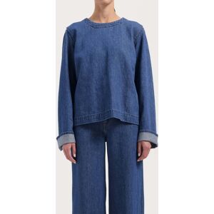 Mud Jeans Fem Top Stone Indigo Taille: S Manches longues Outlet Femme Bleu - Publicité Mud Jeans Fem Top Stone Indigo Taille: S Manches longues Outlet Femme Bleu - Publicité