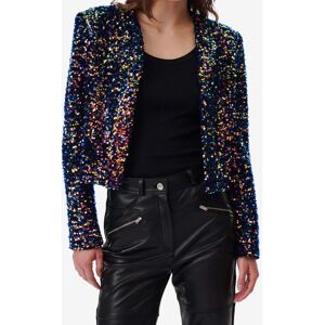 IRO Paris Daphne Jacket Shiny Blue Multico Taille: 34 Vestes Outlet Femme Bleu - Publicité IRO Paris Daphne Jacket Shiny Blue Multico Taille: 34 Vestes Outlet Femme Bleu - Publicité