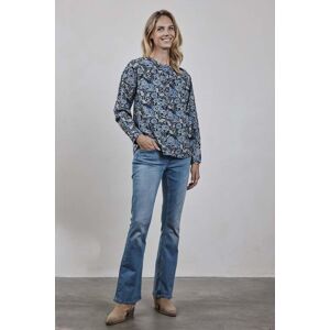 DIDI Blouse Sari Blue Lotti Print Taille: 44 Chemisiers Outlet Femme Bleu - Publicité DIDI Blouse Sari Blue Lotti Print Taille: 44 Chemisiers Outlet Femme Bleu - Publicité