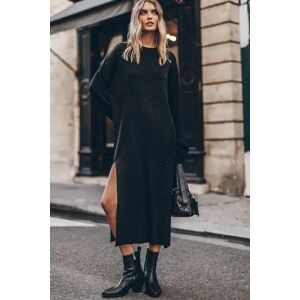 Mikuta The Black Sparkly Loose Longsleeve Dress Taille: XL Robes longues Outlet Femme Le Noir - Publicité Mikuta The Black Sparkly Loose Longsleeve Dress Taille: XL Robes longues Outlet Femme Le Noir - Publicité