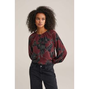 We Fashion Blouse Burgundy Red Taille: XS Chemisiers Outlet Femme Marron - Publicité We Fashion Blouse Burgundy Red Taille: XS Chemisiers Outlet Femme Marron - Publicité