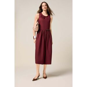 Oltre Midi Flare Dress In Poplin Burgundy Taille: 40 Robes Outlet Femme Marron - Publicité Oltre Midi Flare Dress In Poplin Burgundy Taille: 40 Robes Outlet Femme Marron - Publicité