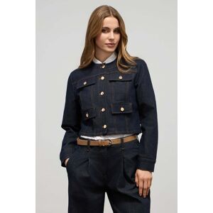 Oltre Short Denim Jacket Blue Taille: 36 Vestes courtes Outlet Femme Bleu - Publicité Oltre Short Denim Jacket Blue Taille: 36 Vestes courtes Outlet Femme Bleu - Publicité