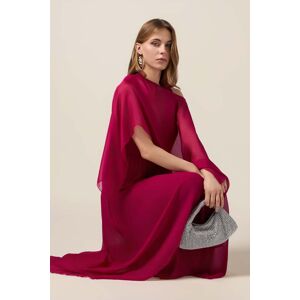 Oltre Long Pleated Dress With Ruffle Fuchsia Taille: XL Robes Outlet Femme Rose - Publicité Oltre Long Pleated Dress With Ruffle Fuchsia Taille: XL Robes Outlet Femme Rose - Publicité