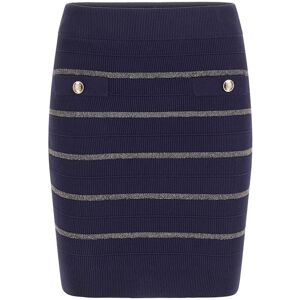 Guess by Marciano GUESS Marciano By Ada Skirt Sweater Navy/white Gold Taille: XS Jupes Outlet Femme Jaune - Publicité Guess by Marciano GUESS Marciano By Ada Skirt Sweater Navy/white Gold Taille: XS Jupes Outlet Femme Jaune - Publicité
