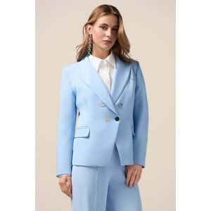 Oltre Double-breasted Blazer Light Blue Taille: 44 Blazers Outlet Femme Bleu - Publicité Oltre Double-breasted Blazer Light Blue Taille: 44 Blazers Outlet Femme Bleu - Publicité