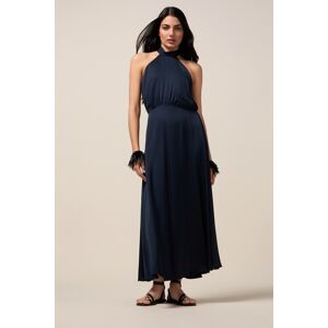 Oltre Long Satin Dress With Flower Blue Taille: 40 Robes longues Outlet Femme Bleu - Publicité Oltre Long Satin Dress With Flower Blue Taille: 40 Robes longues Outlet Femme Bleu - Publicité
