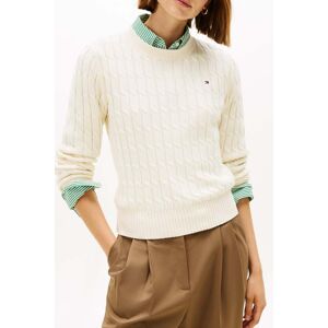 Tommy Hilfiger Cable Knit Crew Neck Jumper Calico Taille: XS Pulls en Maille Outlet Femme - Publicité Tommy Hilfiger Cable Knit Crew Neck Jumper Calico Taille: XS Pulls en Maille Outlet Femme - Publicité